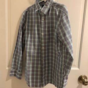 Boys long sleeve button down dress shirt